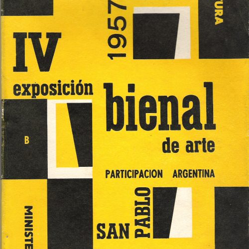 4-Catálogo de la IV Bienal de San Pablo, Museo de Arte Moderno.